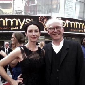 Geraldine O 'Rawe & Paul Sarossy at The Emmys