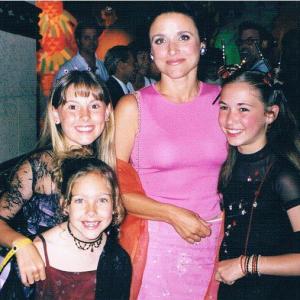 Breanne Oaks with Julia LouisDreyfus Tiler Peck and Rebecca Hart at the Geppetto Premier