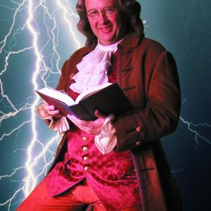 Joe Ochman as Ben Franklin in THE FRANKLIN SPIRIT