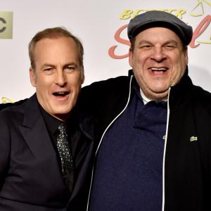 Jeff Garlin and Bob Odenkirk at event of Better Call Saul 2015
