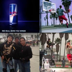 Stunt Coordinating  Shooting Red Bull spot with NBA dunk champ Blake Griffin