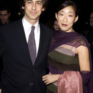 Sandra Oh and Alexander Payne at event of About Schmidt (2002)