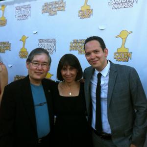 Star Trek: The Next Generation's blu-ray production team at event of 2013 Saturn Awards.