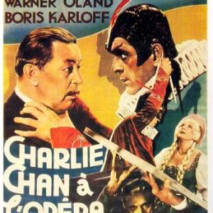 Boris Karloff and Warner Oland in Charlie Chan at the Opera (1936)
