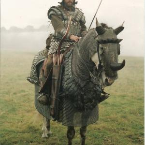 King Arthur as 'Tristran' riding double for Mads Mikkleson. Ireland.