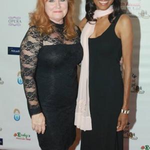 Gwendolyn Oliver, Surrender Producer and Lead Actress with Mary Margaret Martinez, Surrender Screenwriter at the AOF Film Festival