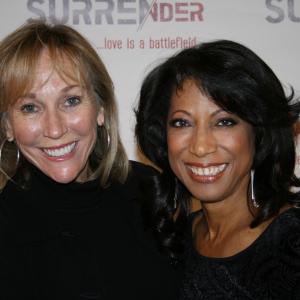 Gwendolyn Oliver with Surrender Associate Producer Peggy Callahan.