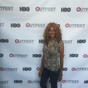 Gwendolyn Oliver at the Spare Parts Premiere at the Outfest Film Festival in Los Angeles