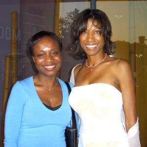 Gwendolyn Oliver and Nne Ebong at The Last Ride Premiere