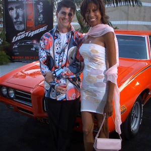 Gwendolyn Oliver and director Guy Norman Bee at The Last Ride Premiere