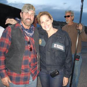 On the set of IN PLAIN SIGHT with Mary McCormack in New Mexico EpisodeOnce Uponzi Time Air July 2009