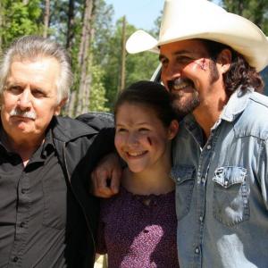 With Chesney Mitchell Joe Estevez on the set of 2012 Horror film of the year RUGARU directed by TONY SEVERIO