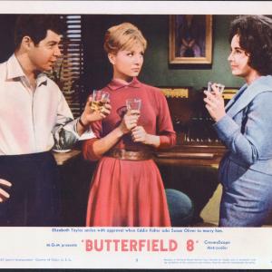 Susan Oliver with Eddie Fisher  Elizabeth Taylor Butterfield 8  1960