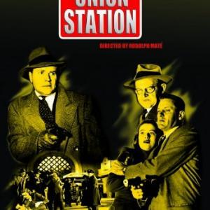 William Holden Lyle Bettger Barry Fitzgerald and Nancy Olson in Union Station 1950