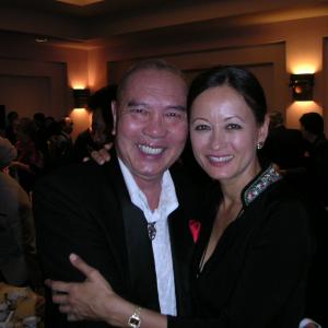 Jack Ong with Julia Nickson