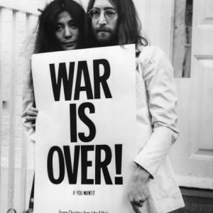 John Lennon and Yoko Ono in The U.S. vs. John Lennon (2006)