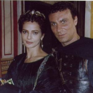Mario Opinato Tigellinus and Laura Morante Agrippina in Imperium Nerone directed by Paul Marcus  2004