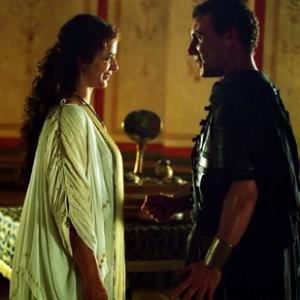 Mario Opinato (Tigellinus) and Laura Morante (Agrippina) in 'Imperium: Nerone' directed by Paul Marcus - 2004