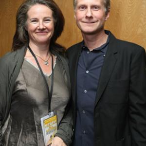 Helen Du Toit and Niels Arden Oplev at event of Maumln som hatar kvinnor 2009