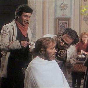 Antonio Orfan con Franco Nero  in Una scena del film Il Generale Garibaldi  regia di Luigi Magni