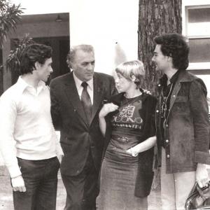 Antonio Orfanò e Federico Fellini incontrano durante Una Pausa del film 