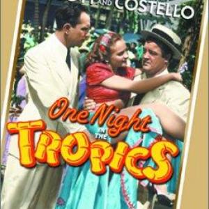 Bud Abbott Lou Costello and Nina Orla in One Night in the Tropics 1940