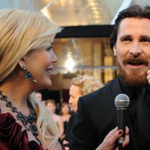 With Christian Bale at Oscars 2011