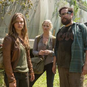 Still of Zak Orth Anna Lise Phillips and Tracy Spiridakos in Revolution 2012