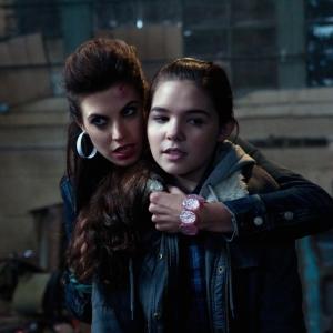 Still of Meghan Ory and Madison McLaughlin in Supernatural 2005