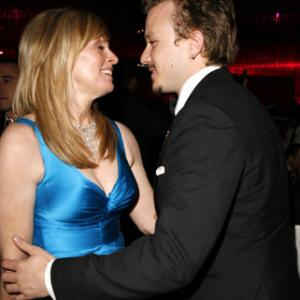Heath Ledger and Diana Ossana at event of The 78th Annual Academy Awards (2006)