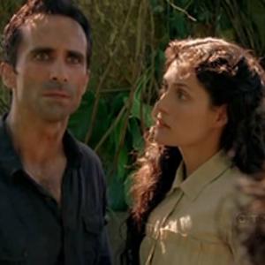 Still of Nestor Carbonell and Mirelly Taylor on Lost