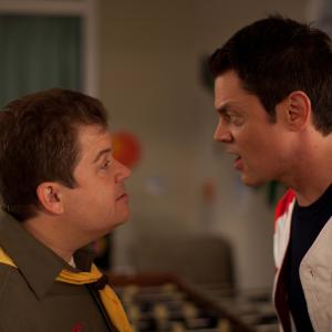 Still of Johnny Knoxville and Patton Oswalt in Nature Calls (2012)