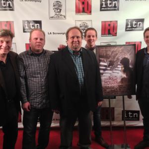 John Otrin Allen Olszewski Gregory Avellone Alex Avellone and Michael Avellone at the screening of the feature film THE RED HOUSE January 2013Raleigh StudiosCA