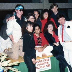 John Otrin at World Chess Convention Mazatlan Mexico 1988