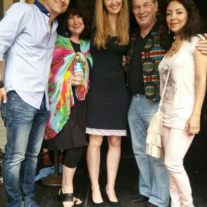 Sebastian St.George, Bonita Olszewski,Madeline Zima, John Otrin and Evangelina Reyes at the NEPAL FUNDRAISER, HOLLYWOOD,CALIFORNIA JUNE 27,2015.