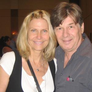 Cindy Pickett and John Otrin at the Hollywood Show BurbankCA July192009