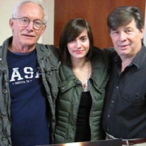 Lance Henriksen, and his daugther Sage Ariel, and John Otrin at 