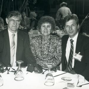 Walter and Anne Olszewski with their Son John Otrin at CELEBRITY WORLD CHESS CONVENTION MAZATLAN,MEXICO,1988.