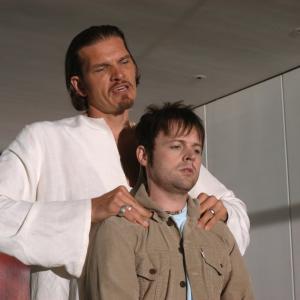 Still of Declan Donnelly and Götz Otto in Alien Autopsy (2006)