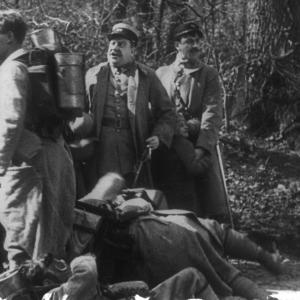 Still of Félix Oudart, Georges Pomiès and Manuel Raaby in Tire au flanc (1928)