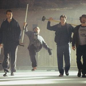 Still of James Allodi Paul Gross Peter Outerbridge and Jed Rees in Men with Brooms 2002