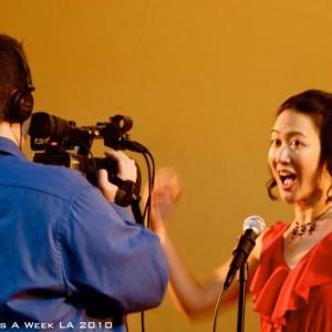 Betty Ouyang plays Celeste a passionate singing competitor from the town of Penskeegee in the feature comedy POPUlarity!