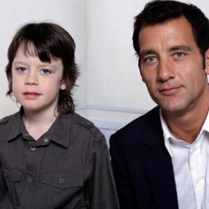 Clive Owen and Nicholas McAnulty