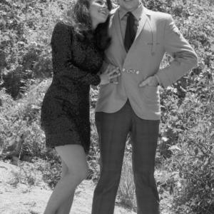 Still of Jennifer Bishop and Buck Owens in Hee Haw 1969
