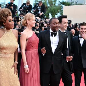 John Cusack, Nicole Kidman, Matthew McConaughey, Macy Gray, Lee Daniels, David Oyelowo and Zac Efron at event of The Paperboy (2012)