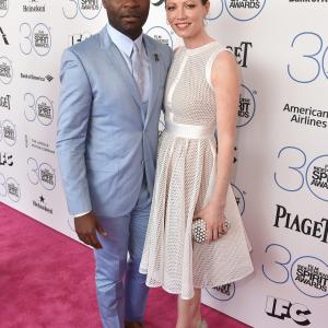David Oyelowo and Jessica Oyelowo at event of 30th Annual Film Independent Spirit Awards (2015)