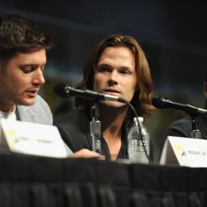 Jensen Ackles, Misha Collins and Jared Padalecki at event of Supernatural (2005)