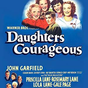 John Garfield Lola Lane Priscilla Lane Rosemary Lane and Gale Page in Daughters Courageous 1939