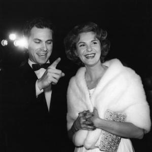 Rip Torn and Geraldine Page at the Academy Awards circa 1960s