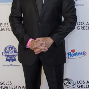 Actor Theo Pagones on the Red Carpet at the closing ceremonies of the 2014 Los Angeles Greek Film Festival